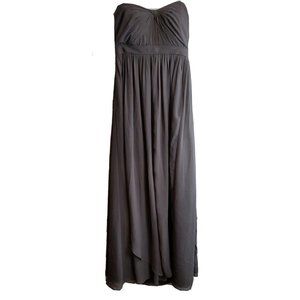 Jenny Yoo Collection Womens 8 Gown Formal Strapless Gray Dress‎